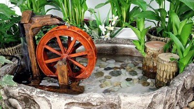 득템 찬스! ✨ 우리집 정원, 힐링 분수수반 후기🌿